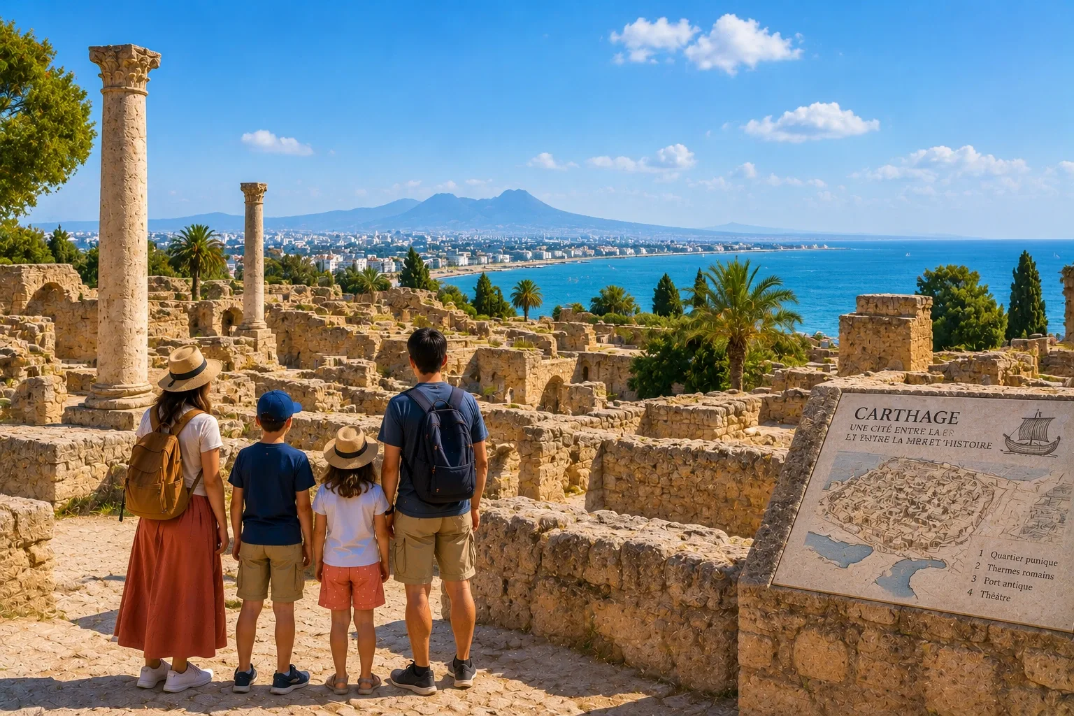 Carthage en famille