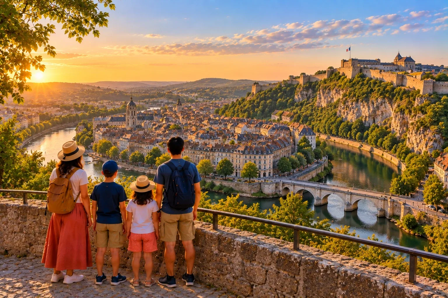Besançon en famille