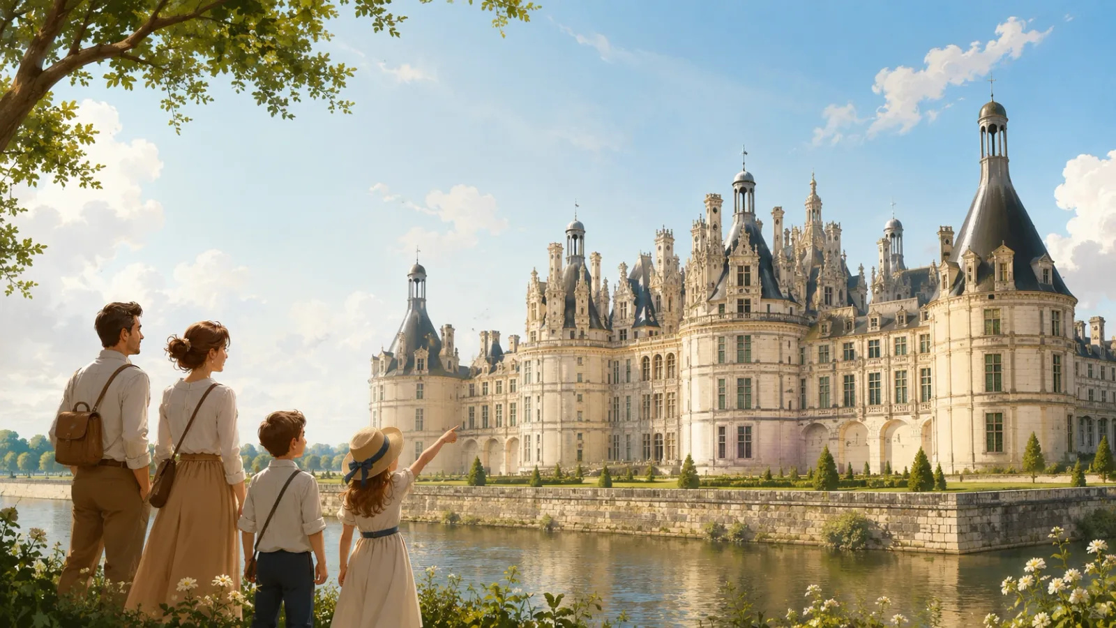Chambord en famille