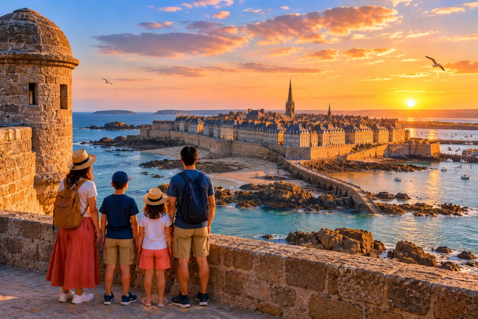 Saint-Malo en famille